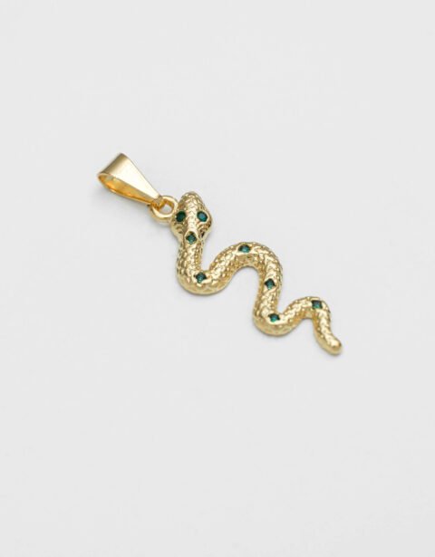 Dije serpiente verde