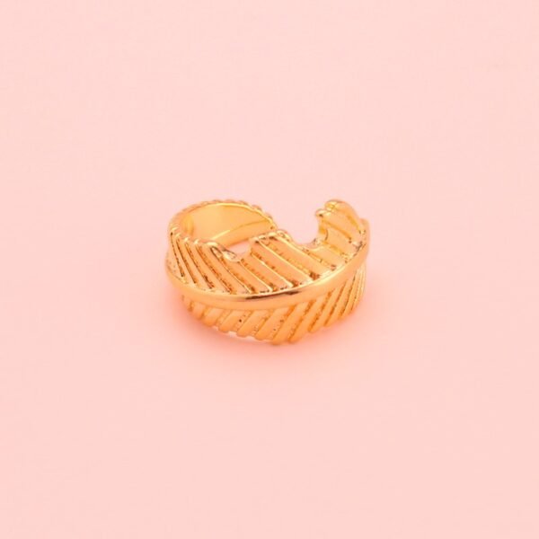 Earcuf Hoja Oro Rosado