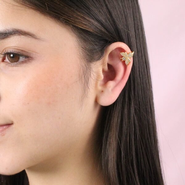 Earcuf Mariposa Rosada - Imagen 2
