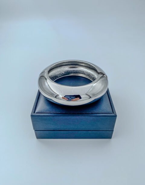 Brazalete Circular Plateado