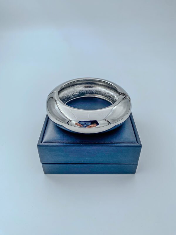 Brazalete Circular Plateado
