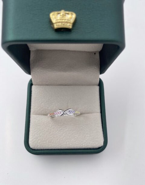 Anillo plata infinito abierto