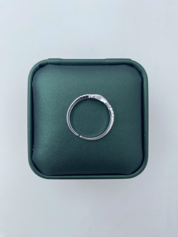 Anillo plata infinito abierto - Imagen 2