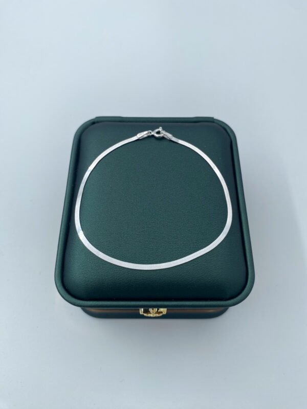 Pulsera plata espejo 1mm
